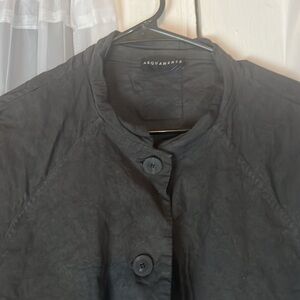 Aequamente Mandarin Collar 105 Coat Dress Bohemian Lagenlook Women’s Medium